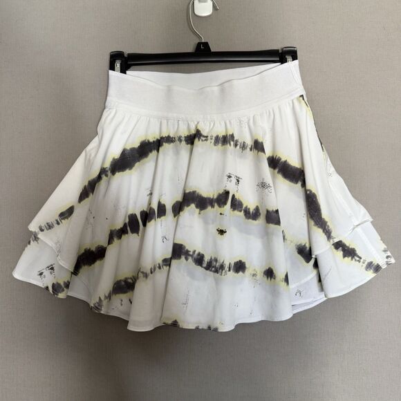 Lululemon Court Rival High Rise Skirt Skort 4  Transverse Green Multi Athletic - Picture 3 of 13